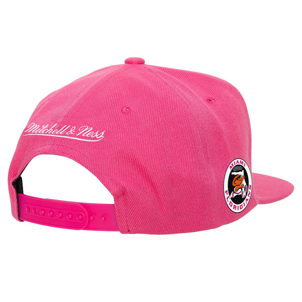 Mitchell and Ness Miami Floridians White Snapback