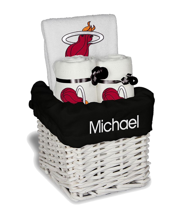 Designs by Chad and Jake Miami HEAT Custom Infant Small Basket Novelties Chad and Jake   