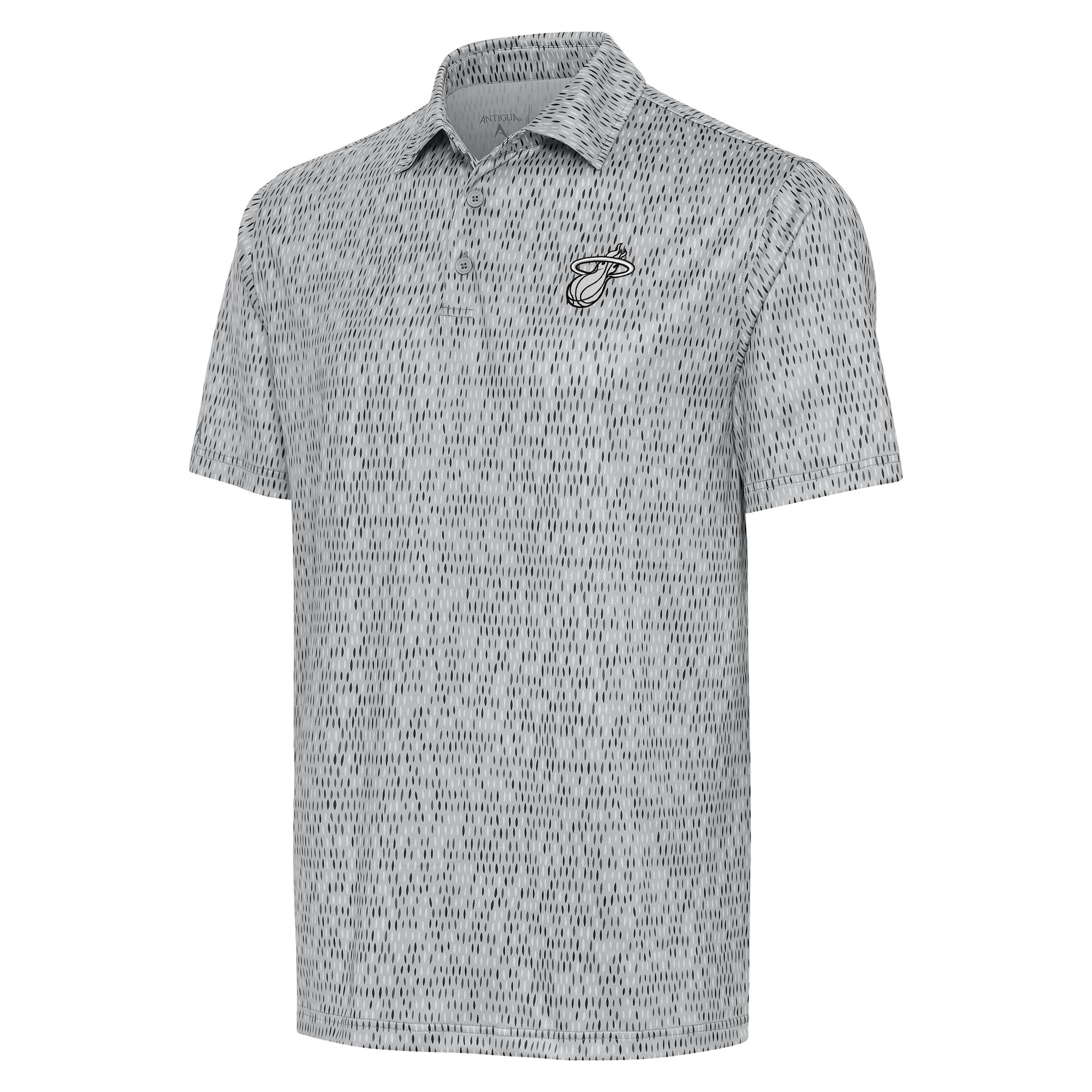 Antigua Miami HEAT Grassy Logo Polo Men's Polo Antigua   