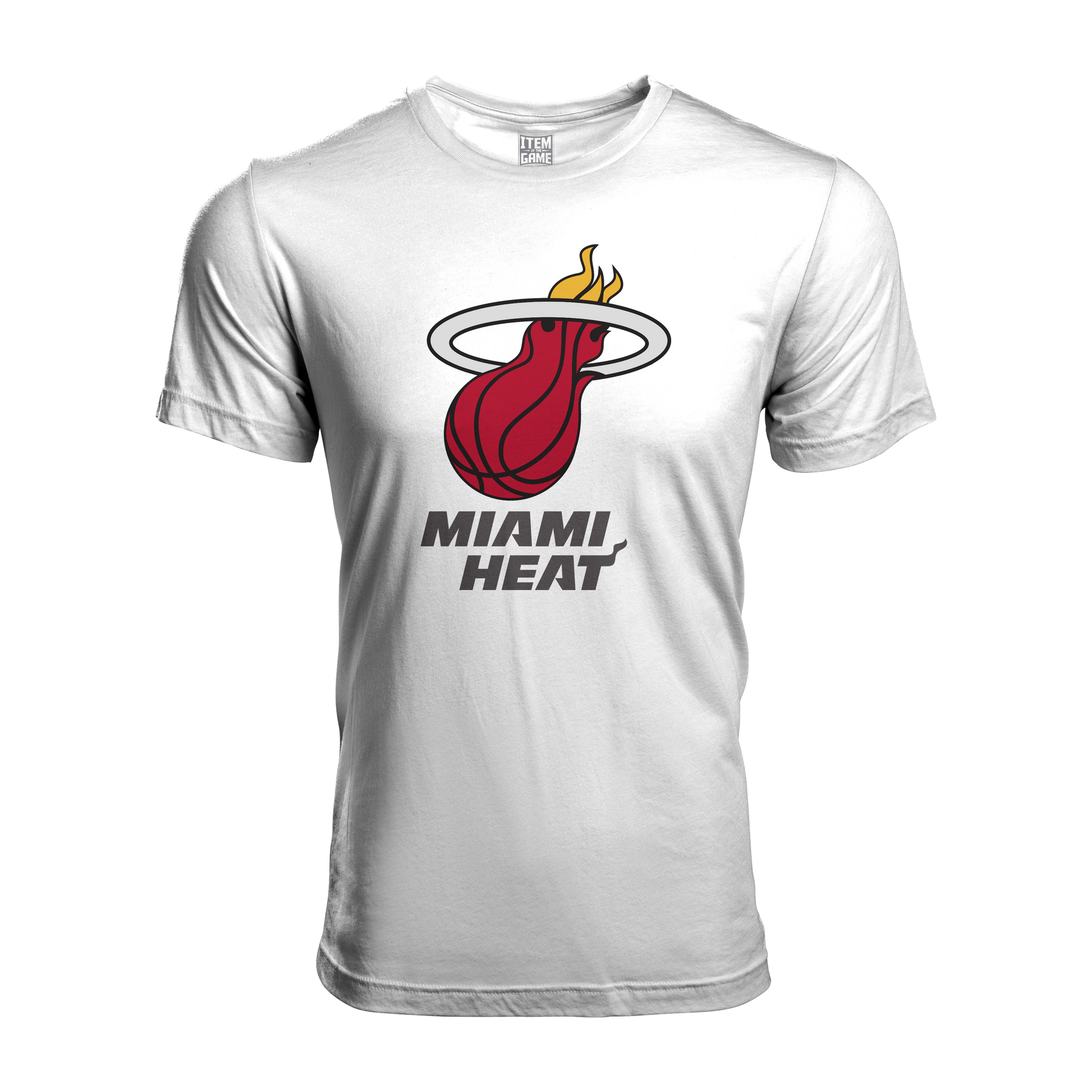 Miami HEAT Logo White Tee Men Tees ITEM OF THE GAME   