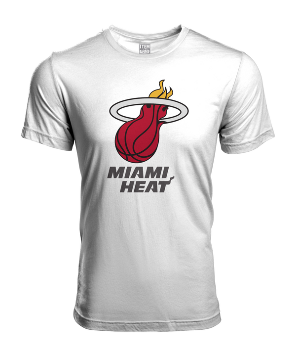 Miami HEAT Logo White Tee Men's Tee Item Of The Game   