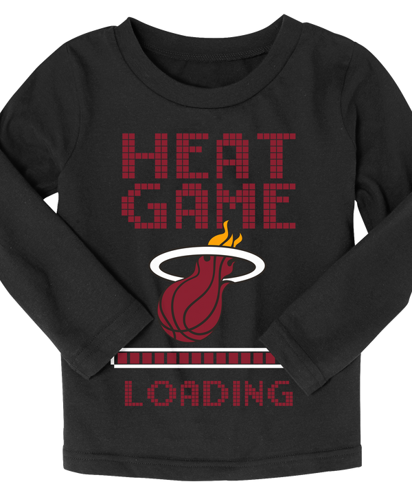 Miami HEAT Loading Up  Long Sleeve Toddler Girl Tee Toddlers Outerstuff   