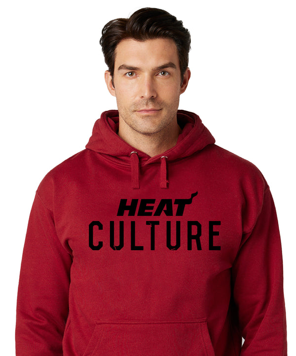 Miami HEAT Culture: Blood Red Hoodie Men's Hoodie Item Of The Game