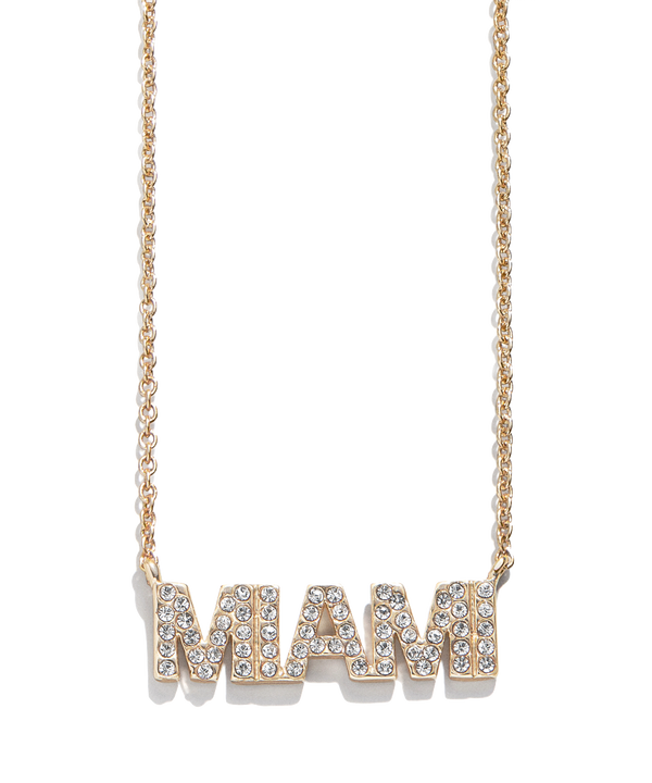 Miami HEAT Charm Necklace Novelties Baublebar   