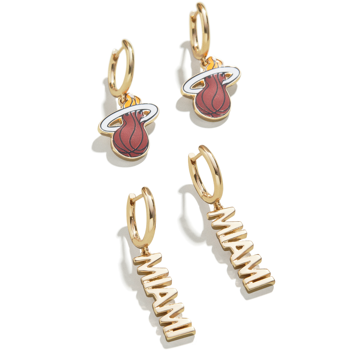 Miami HEAT Earring Set Novelties Baublebar   