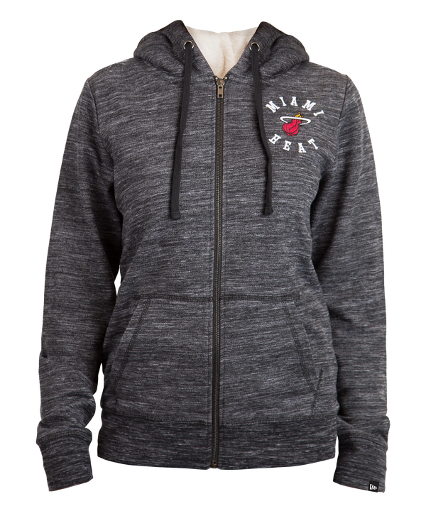 New Era Miami HEAT Grey Women's Hoodie Women's Hoodie New Era   