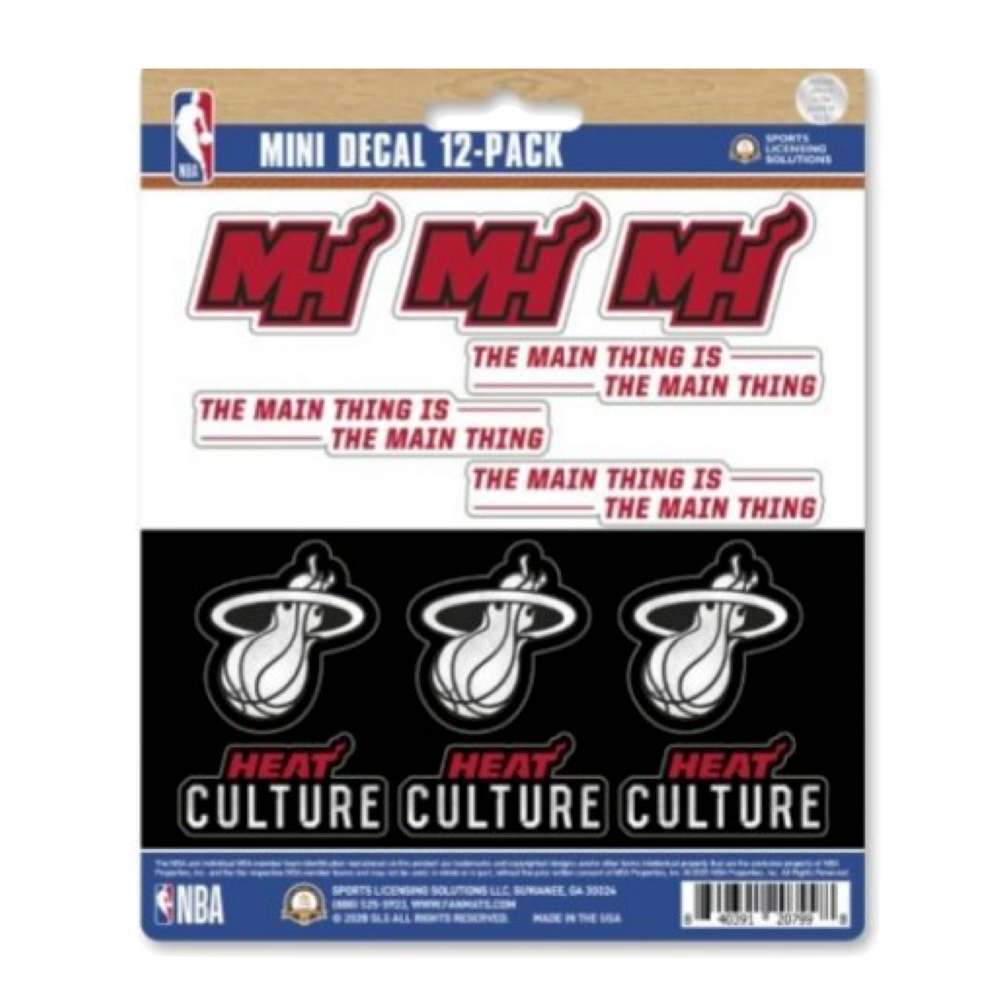 HEAT Culture Mini Decal 12 Pack Novelties Fanmats   