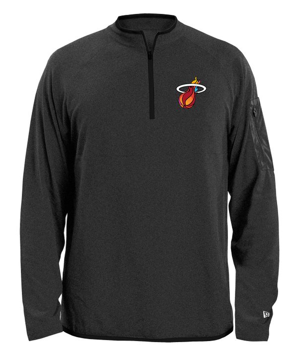 New Era Miami HEAT Mashup 1/4 Zip Pullover Men's Jacket New Era   