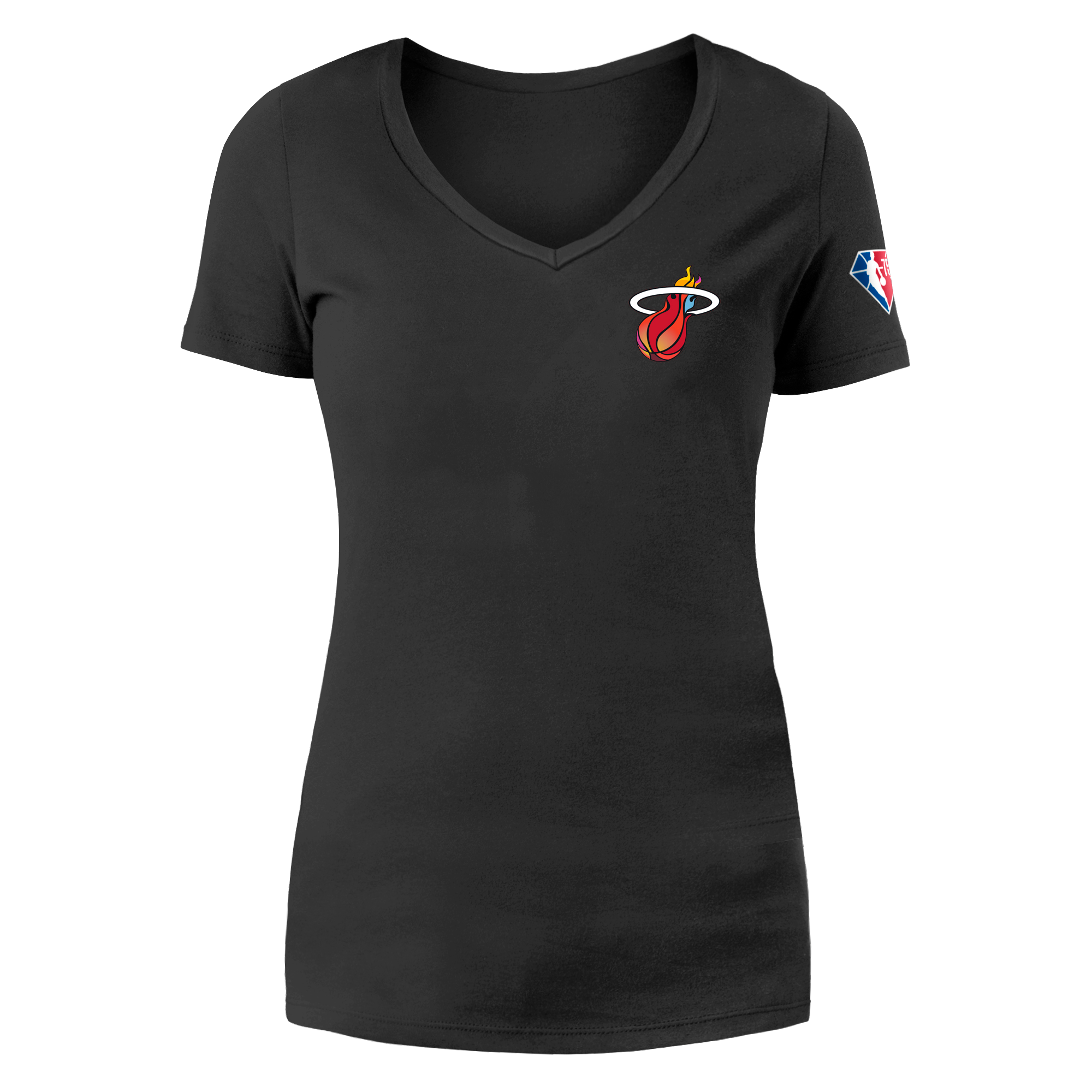 Bam Adebayo New Era Miami HEAT Mashup Name & Number Women's Tee Women's Tee New Era   