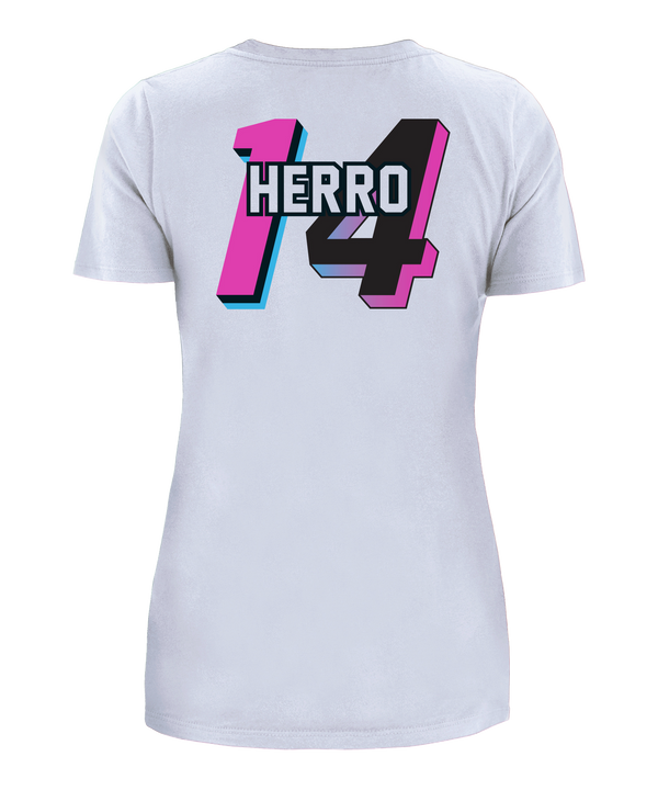 Tyler Herro New Era Miami Mashup Vol. 2 Women's Name & Number Tee WOMENS TEES New Era   