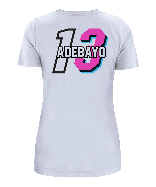 Bam Adebayo New Era Miami Mashup Vol. 2 Women's Name & Number Tee WOMENS TEES New Era   