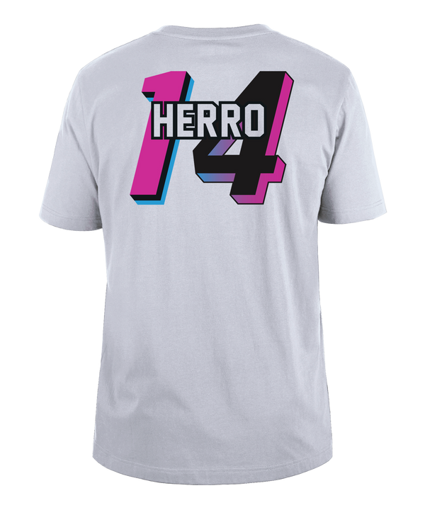 Tyler Herro New Era Miami Mashup Vol. 2 Name & Number Tee Unisex Tee New Era   