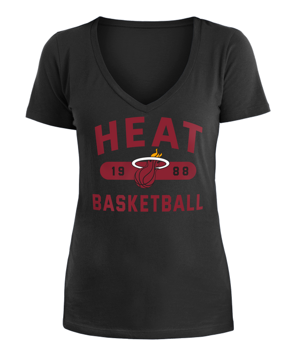 New Era Miami HEAT Basketball Women's Tee Women's Tee New Era   