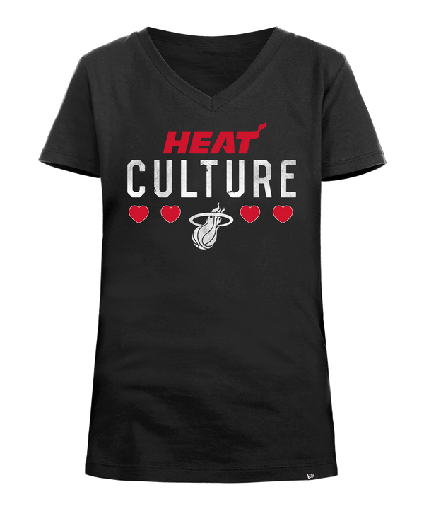 New Era HEAT Culture Girls Heart Tee Girls Tee New Era   