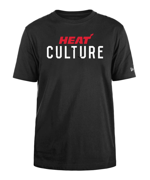 Bam Adebayo New Era HEAT Culture Name & Number Tee Men's Tee New Era   