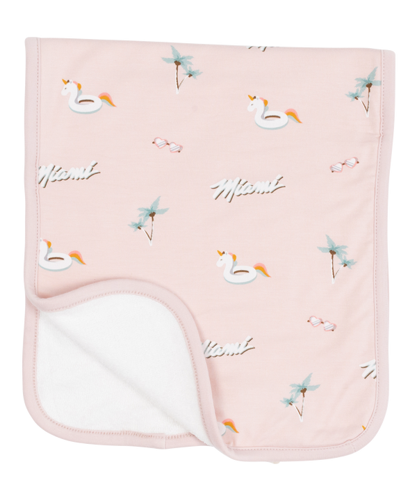 Court Culture x Kyte Baby Beach Blush Burp Cloth Kids/Infants Kyte Baby   