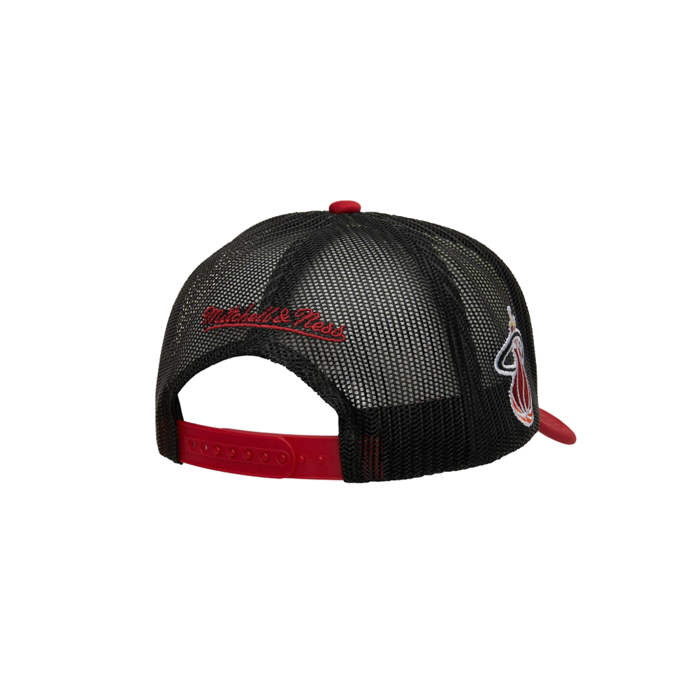 Mitchell & Ness Miami HEAT 1990 All-Star Trucker Snapback Unisex Caps Mitchell & Ness   