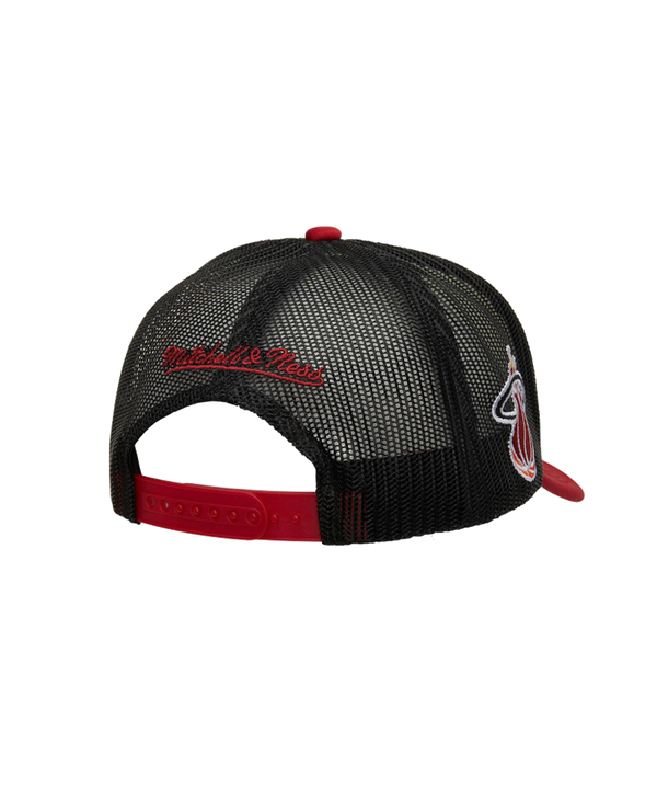 Mitchell & Ness Miami HEAT 1990 All-Star Trucker Snapback Unisex Caps Mitchell & Ness   