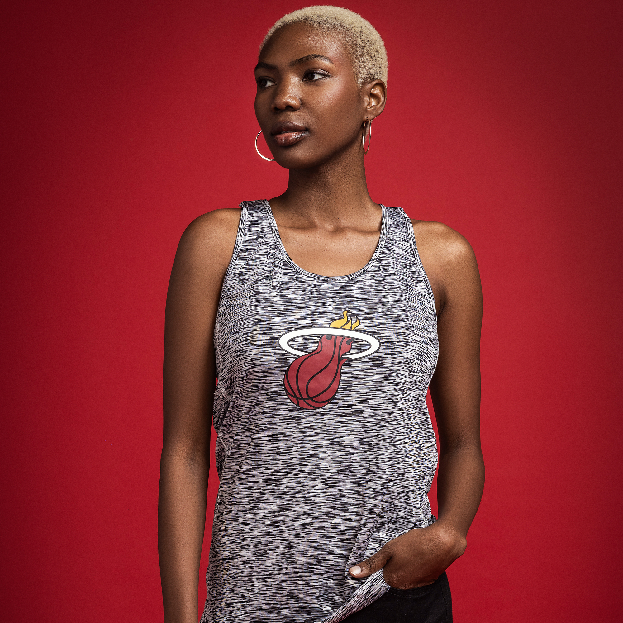 New Era Miami HEAT Space Dye Women's Tank Women's Tank New Era   