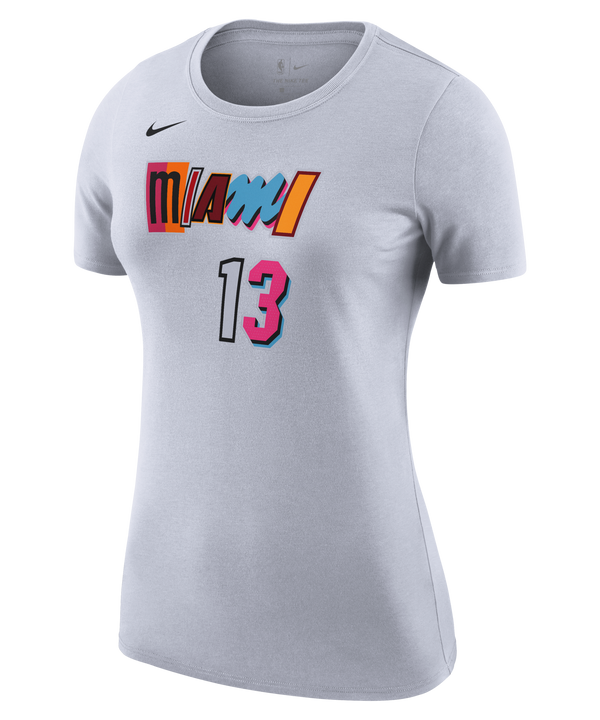 Bam Adebayo Nike Miami Mashup Vol. 2 Name & Number Women's Tee Women's Tee Nike   