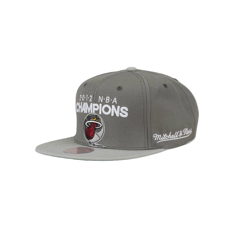 Mitchell & Ness Miami HEAT 2012 Champion Snapback Unisex Caps Mitchell & Ness   