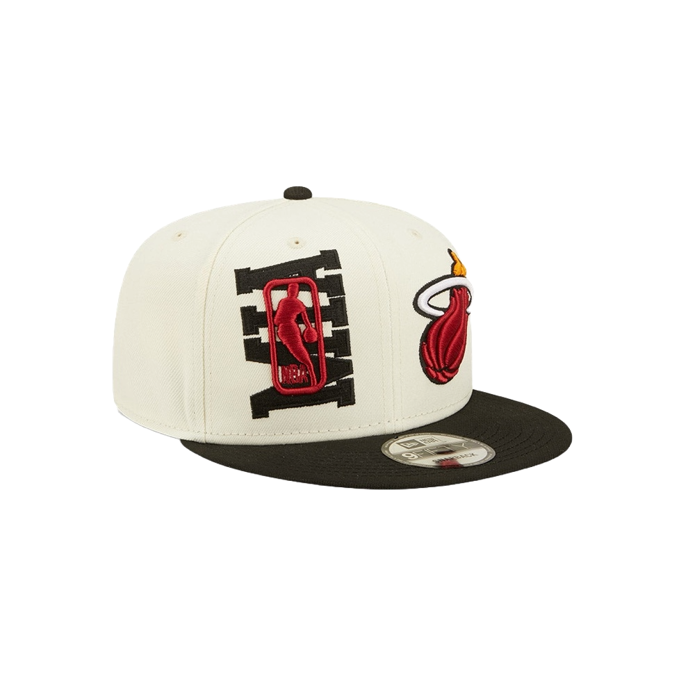 New Era Miami HEAT 2022 Draft Snapback Unisex Caps New Era   