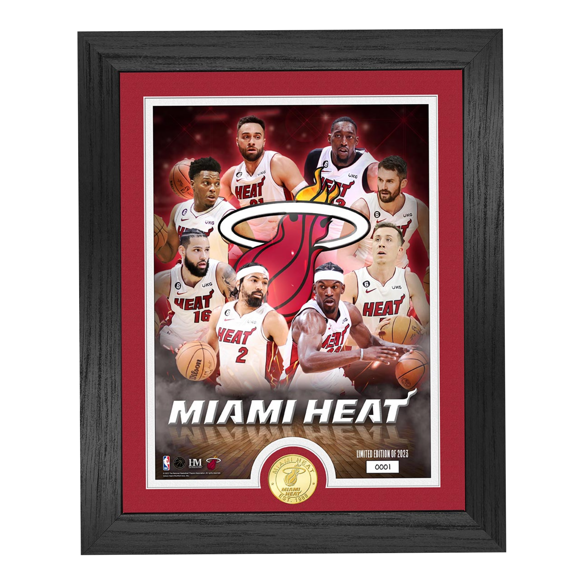 Highland Mint 2023 Miami HEAT Bronze Coin Photo Mint Novelties Highland Mint   