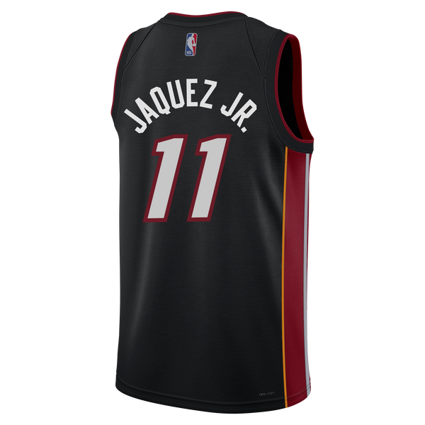 Jaime Jaquez Jr. Nike Miami HEAT Icon Black Swingman Jersey – Miami ...