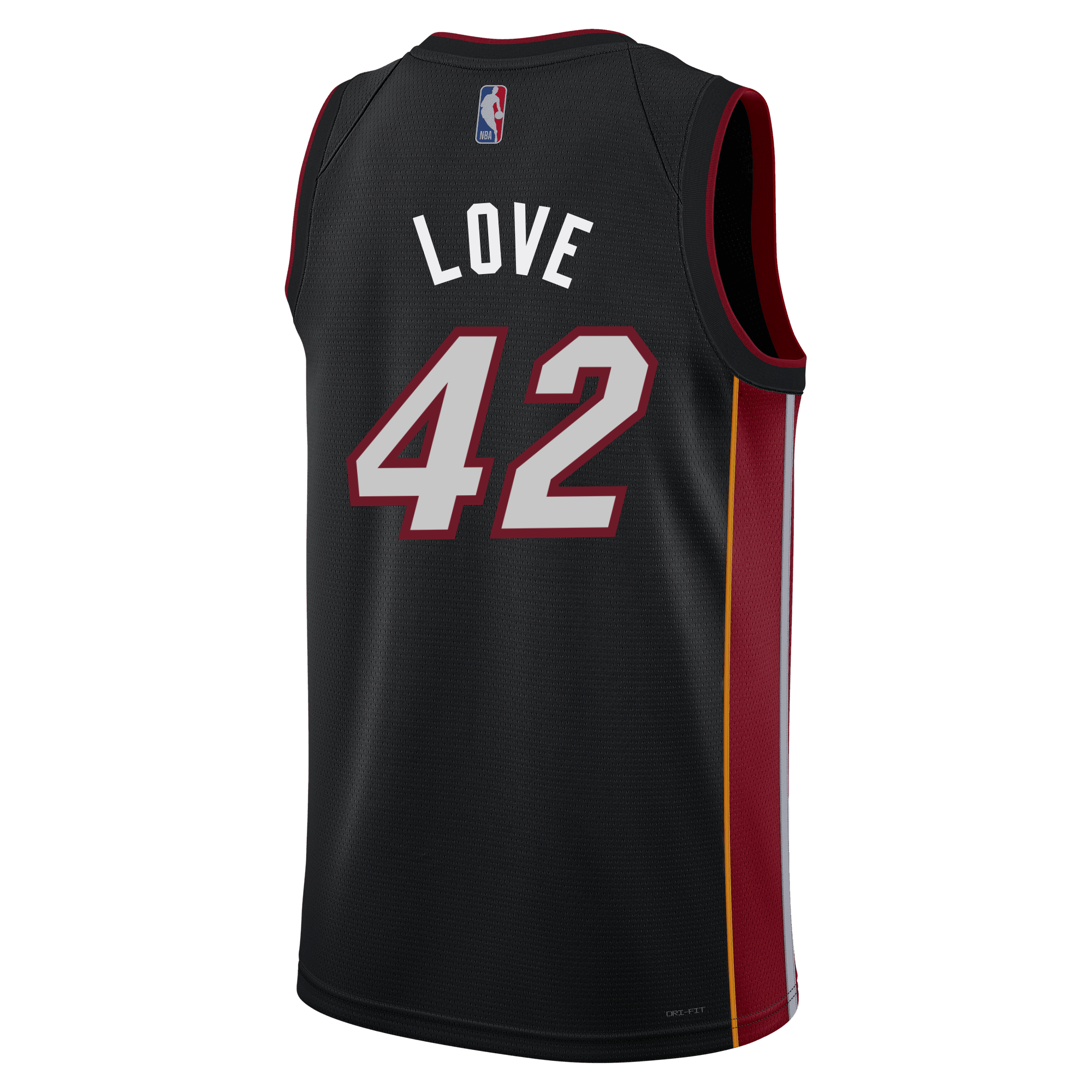 Kevin Love Nike Miami HEAT Icon Black Swingman Jersey Men's Jersey Nike   