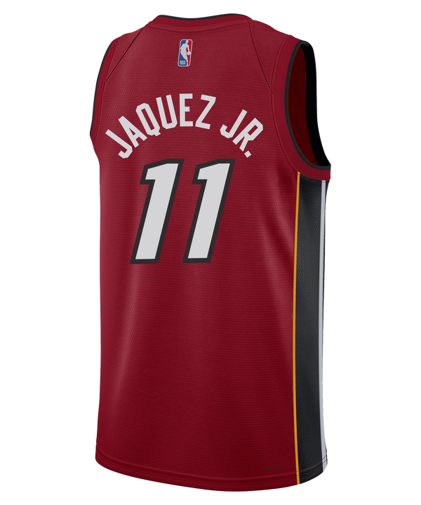 Jaime Jaquez Jr. Nike Jordan Brand Miami HEAT Statement Red Swingman Jersey Men's Jersey Nike   