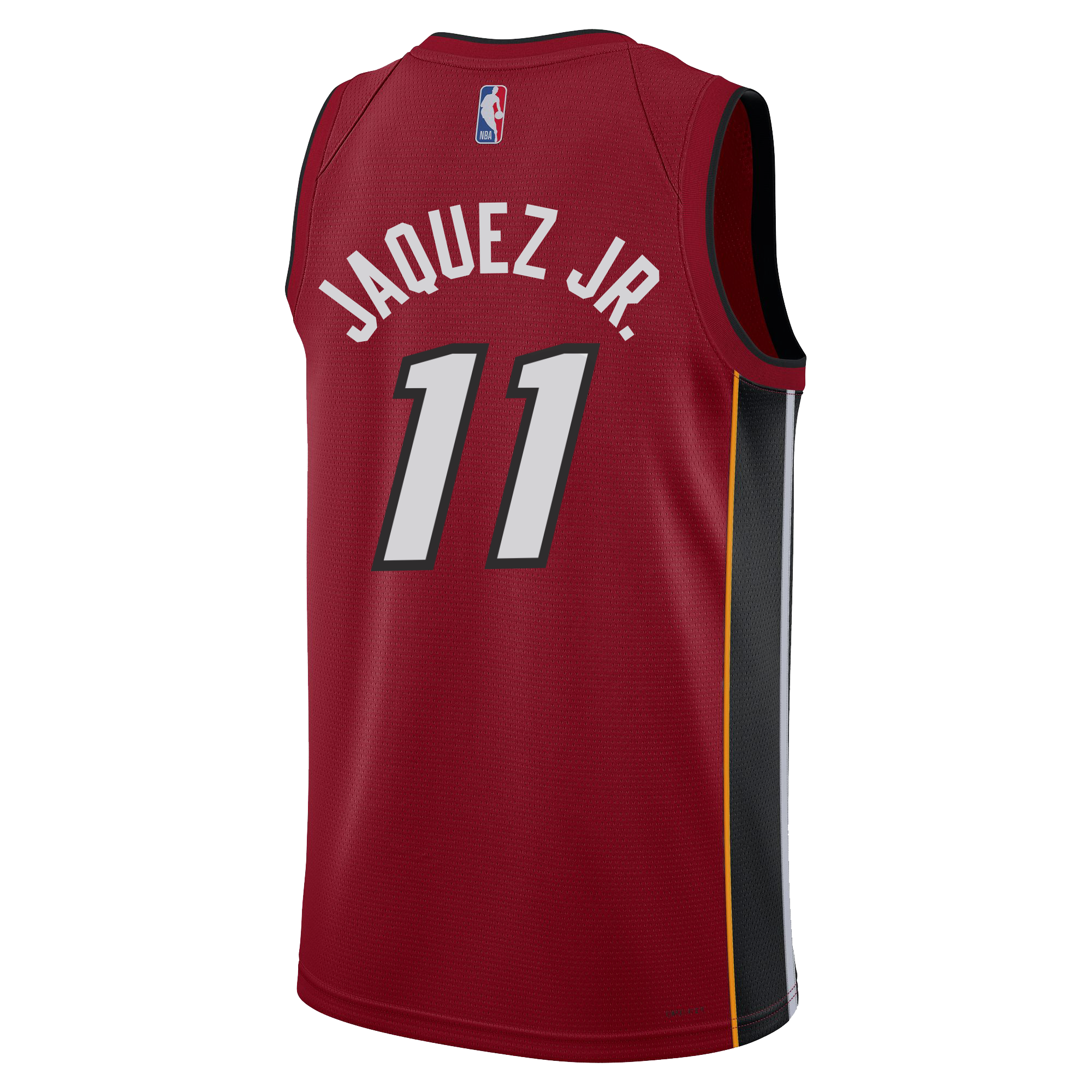 Jaime Jaquez Jr. Nike Jordan Brand Miami HEAT Statement Red Youth Swingman Jersey Youth Jersey Nike   