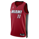 Jaime Jaquez Jr. Nike Jordan Brand Miami HEAT Statement Red Swingman Jersey - 1