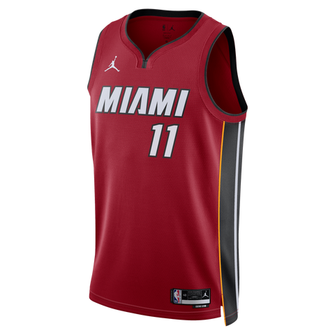 Jaime Jaquez Jr. Nike Jordan Brand Miami HEAT Statement Red Swingman Jersey
