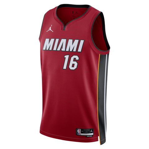 Caleb Martin Nike Jordan Brand Miami HEAT Statement Red Swingman Jersey