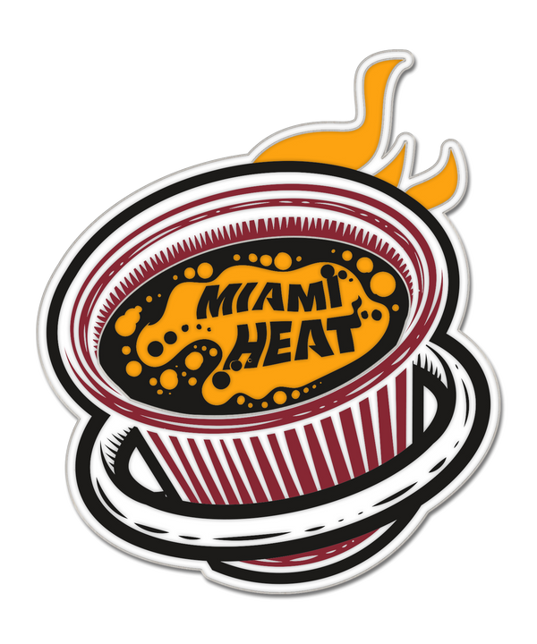 Court Culture Miami HEAT Cafecito Pin Novelties Court Culture   