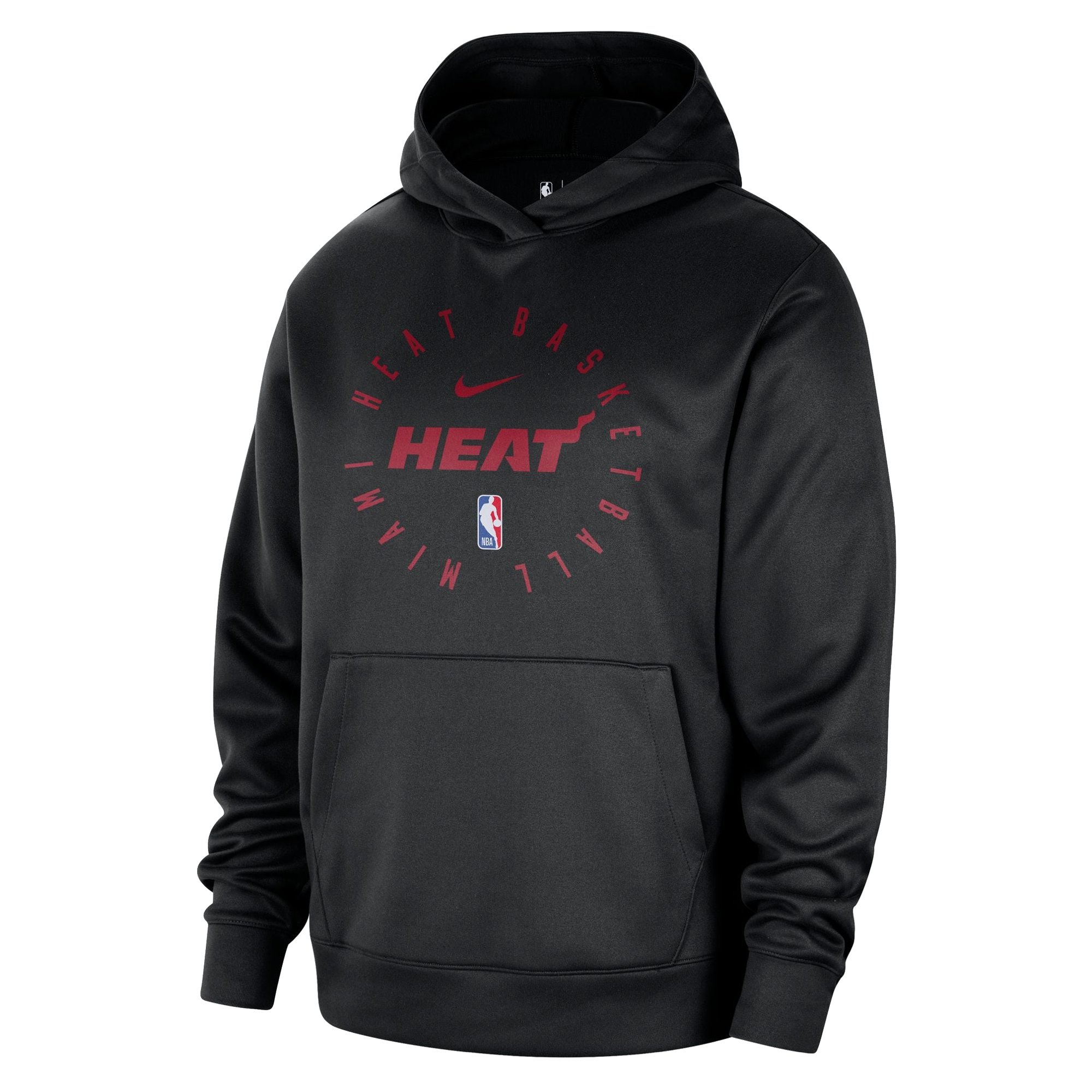 Nike Miami HEAT 2024-25 On-Court Pullover Hoodie MENSOUTERWEAR NIKE   