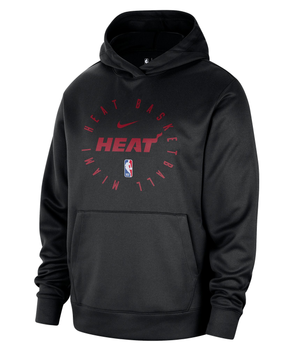 Nike Miami HEAT 2024-25 On-Court Pullover Hoodie Men's Hoodie Nike   