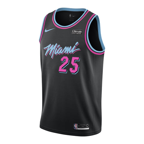 Kendrick Nunn Nike Miami HEAT Vice Nights Youth Swingman Jersey