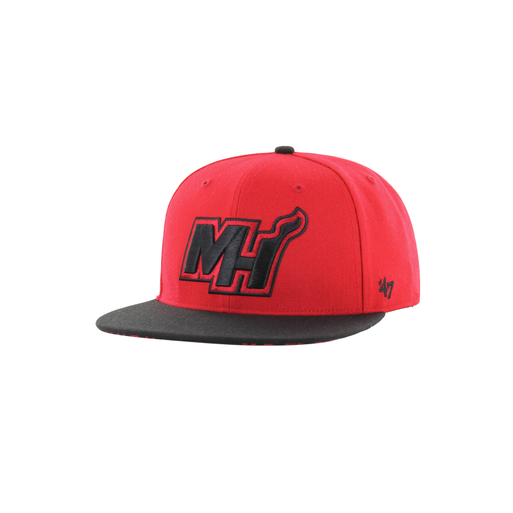 '47 Brand HEAT Culture: Blood Red 2-Tone Snapback Unisex Caps '47 Brand   