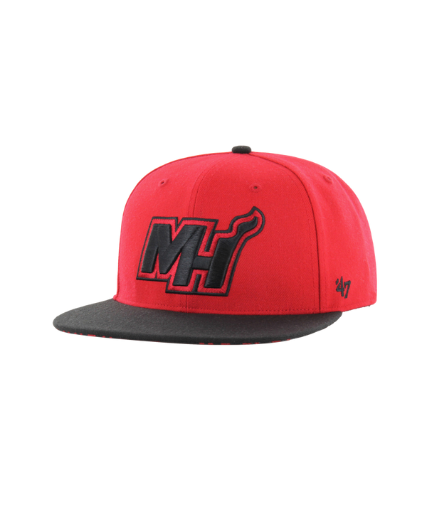 '47 Brand HEAT Culture: Blood Red 2-Tone Snapback Unisex Caps '47 Brand   