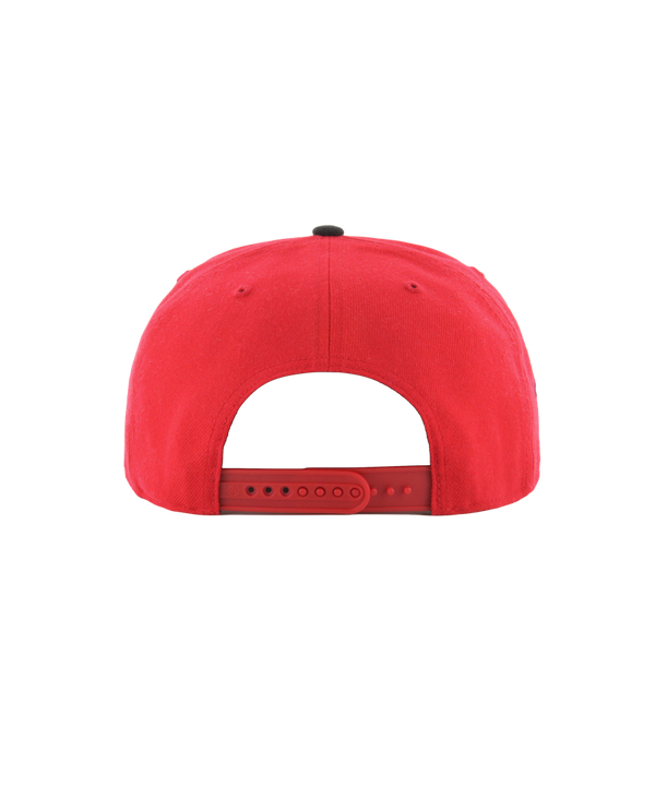 '47 Brand HEAT Culture: Blood Red 2-Tone Snapback Unisex Caps '47 Brand   