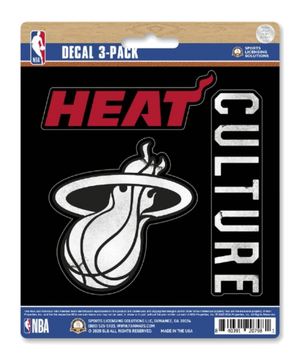 HEAT Culture Decal 3 Pack Novelties Fanmats   