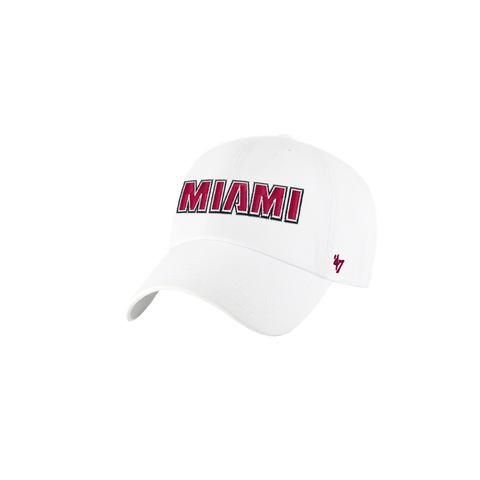 '47 Brand Miami HEAT Wordmark Cleanup Hat