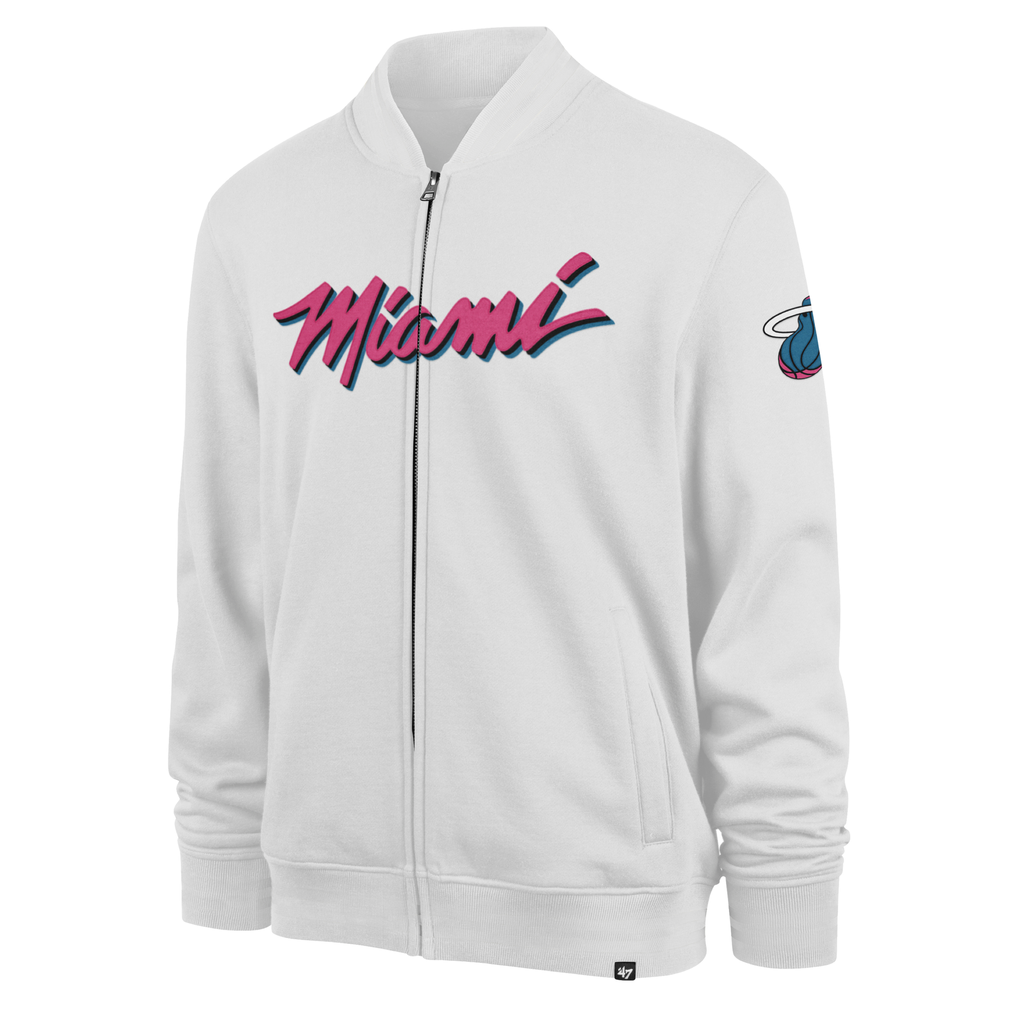 '47 Brand Miami HEAT Original Vice Camden Track Jacket Men's Jacket '47 Brand