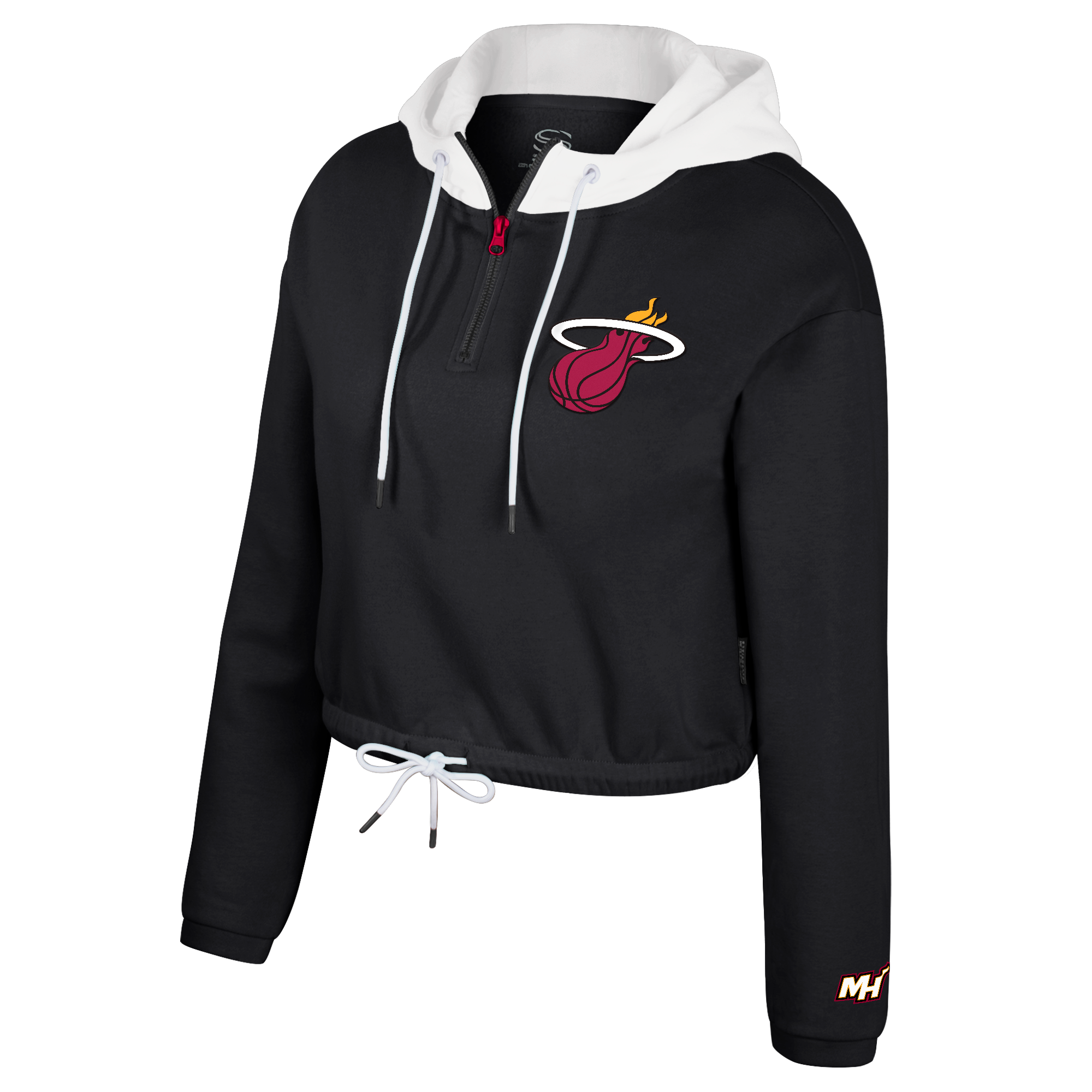 Stadium Essentials Miami HEAT Quarter Zip Women's Hoodie Women's Hoodie Stadium Essentials   