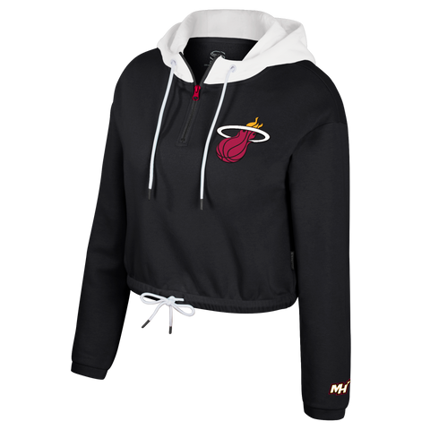 Stadium Essentials Miami HEAT Quarter Zip Women's Hoodie