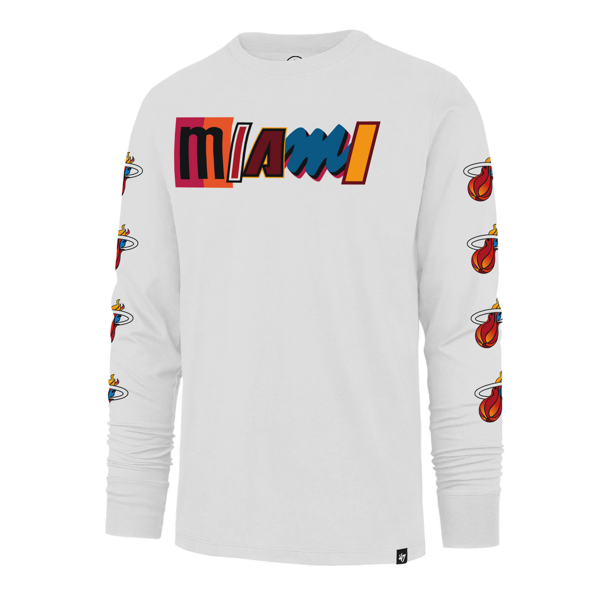 '47 Brand Miami Mashup Vol. 2 Longsleeve Tee Men's Long Sleeve Tee '47 Brand