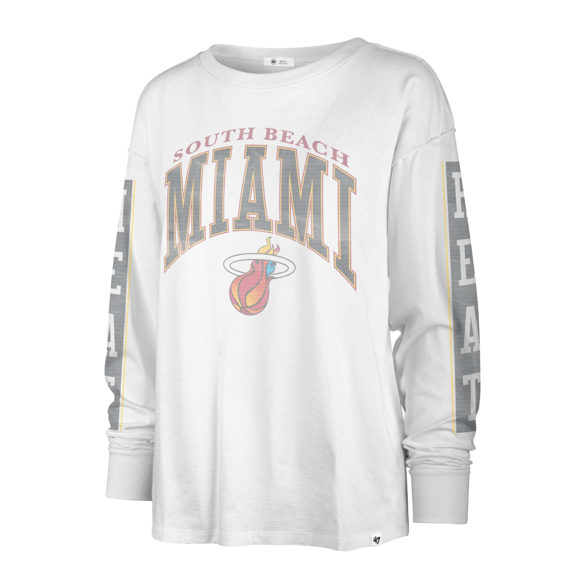 '47 Brand Miami Mashup Vol. 2 Statement Women's Long Sleeve Tee Women's Long Sleeve Tee '47 Brand   