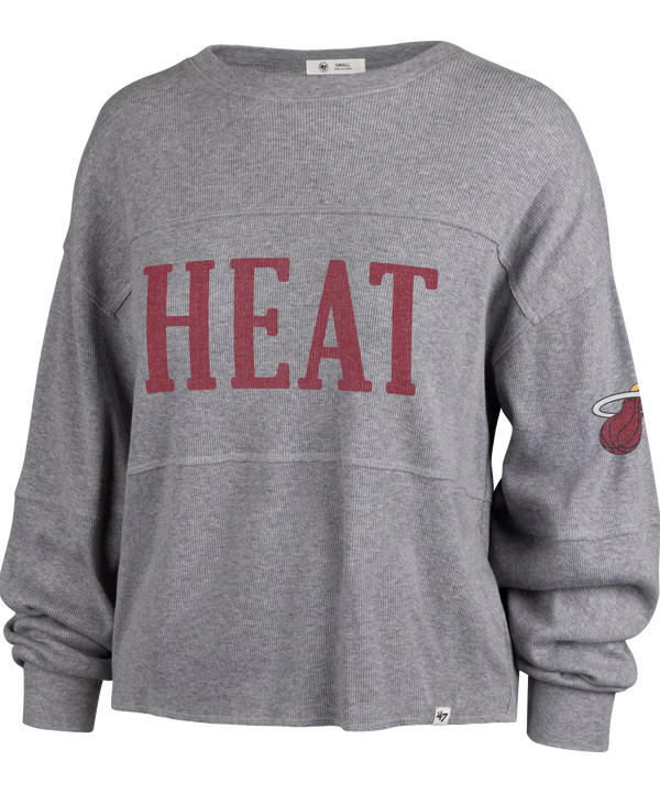 '47 Brand Miami HEAT Jada Women's Long Sleeve Tee Women Outerwear '47 Brand   