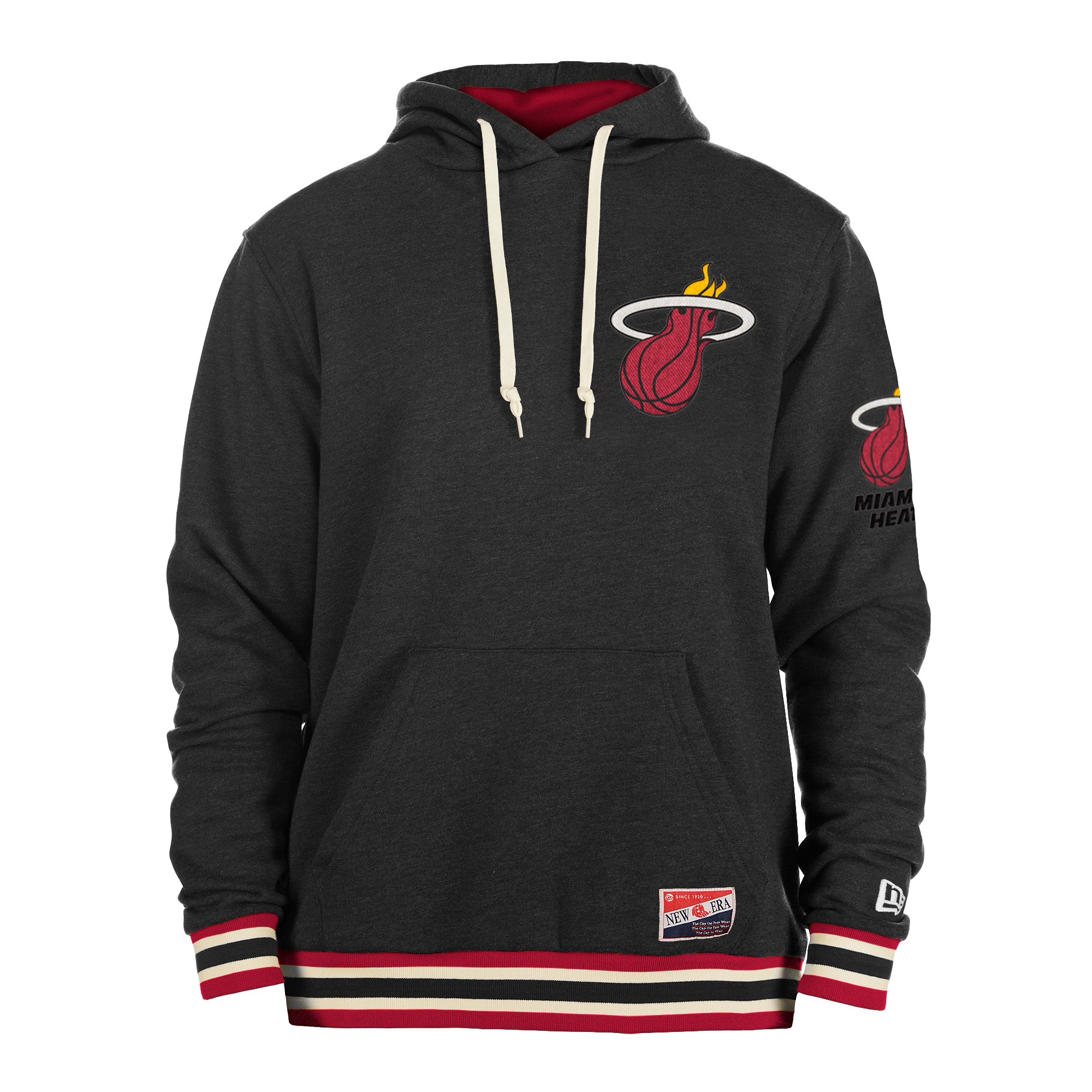 New Era Miami HEAT Fleece Pullover Hoodie Men's Hoodie New Era   